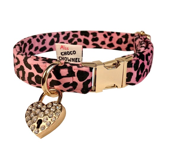 funny pet collar, printed quick release dog collar • Miss Choco Chownel Dog  Boutique