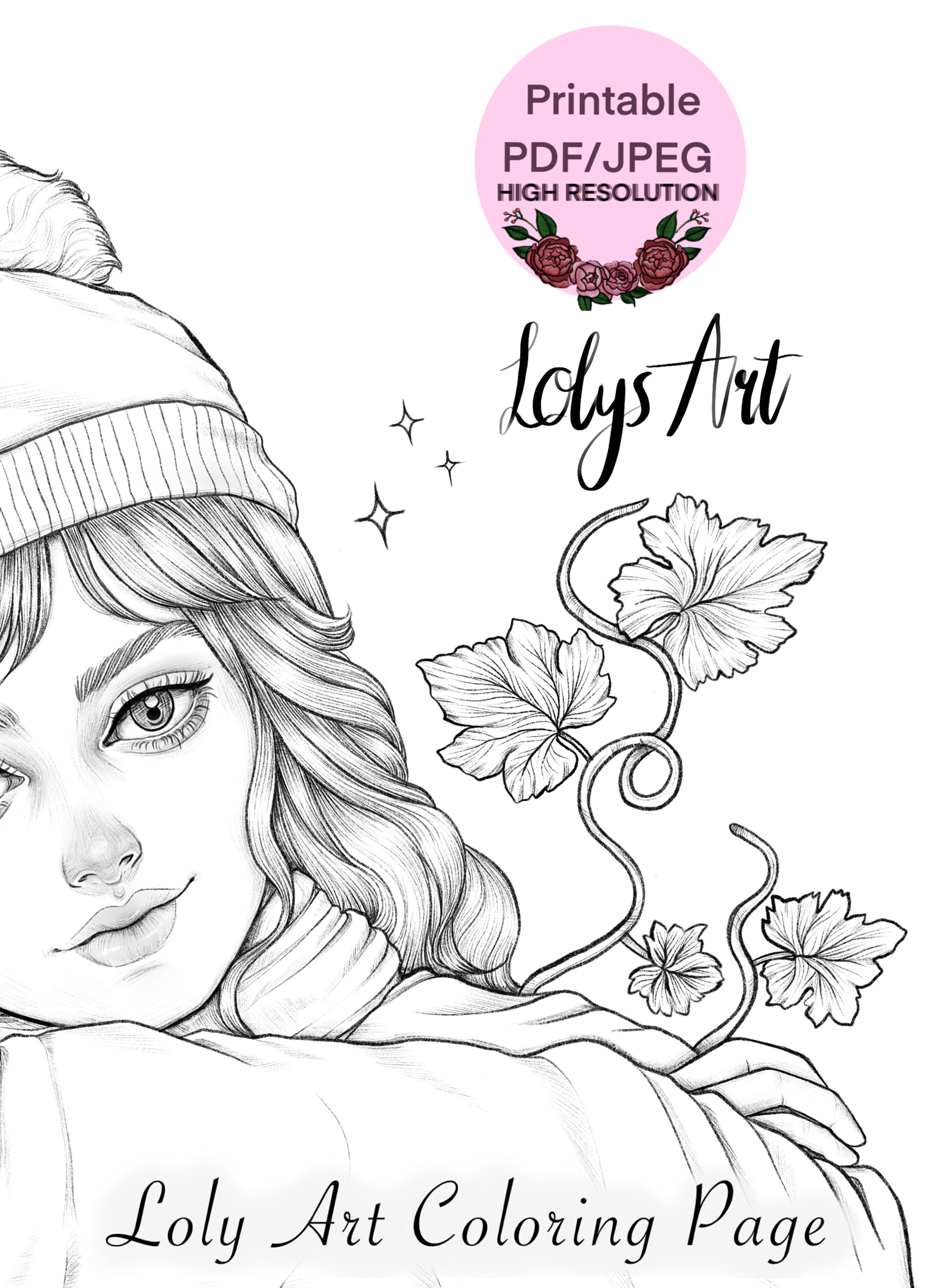 Ready for Fall Printable Adult Coloring Page - Etsy
