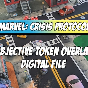 Marvel Crisis Protocol Doel Token Plaatsing Overlay *DIGITAAL*