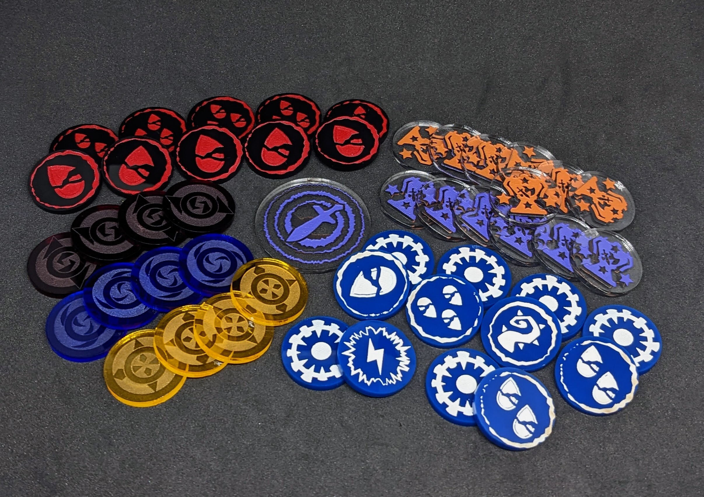 Acrylic Tokens Etsy