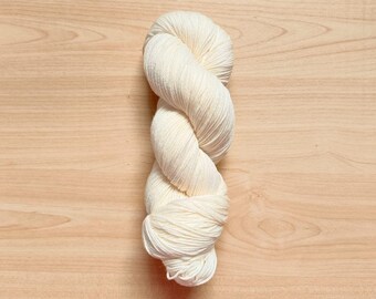 Porcelain Hand Dyed Yarn, Superwash Merino Wool/Nylon, Fingering DK & Worsted Weight