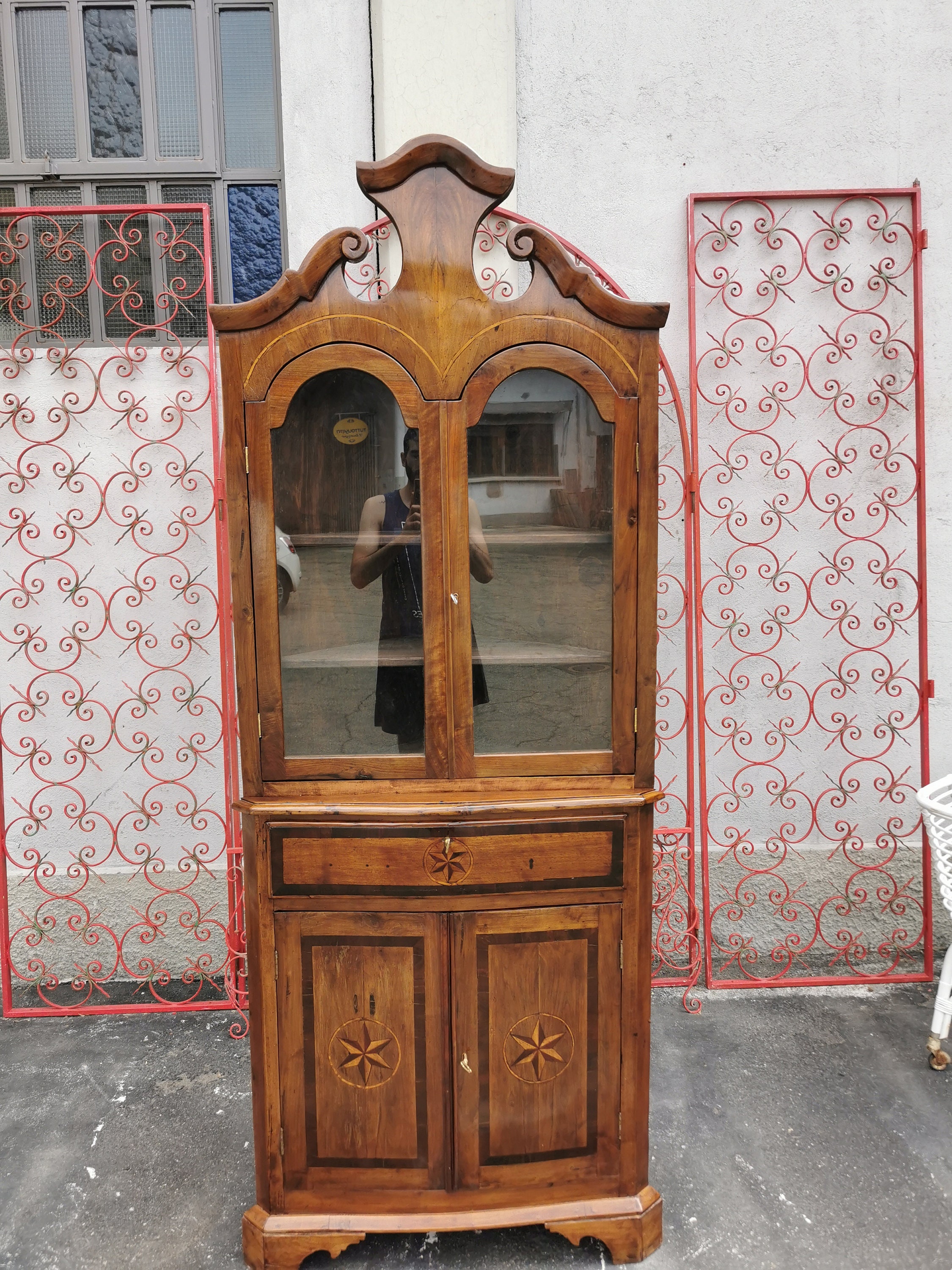 フランス アンティーク Display Cabinet キャビネット テーブル www