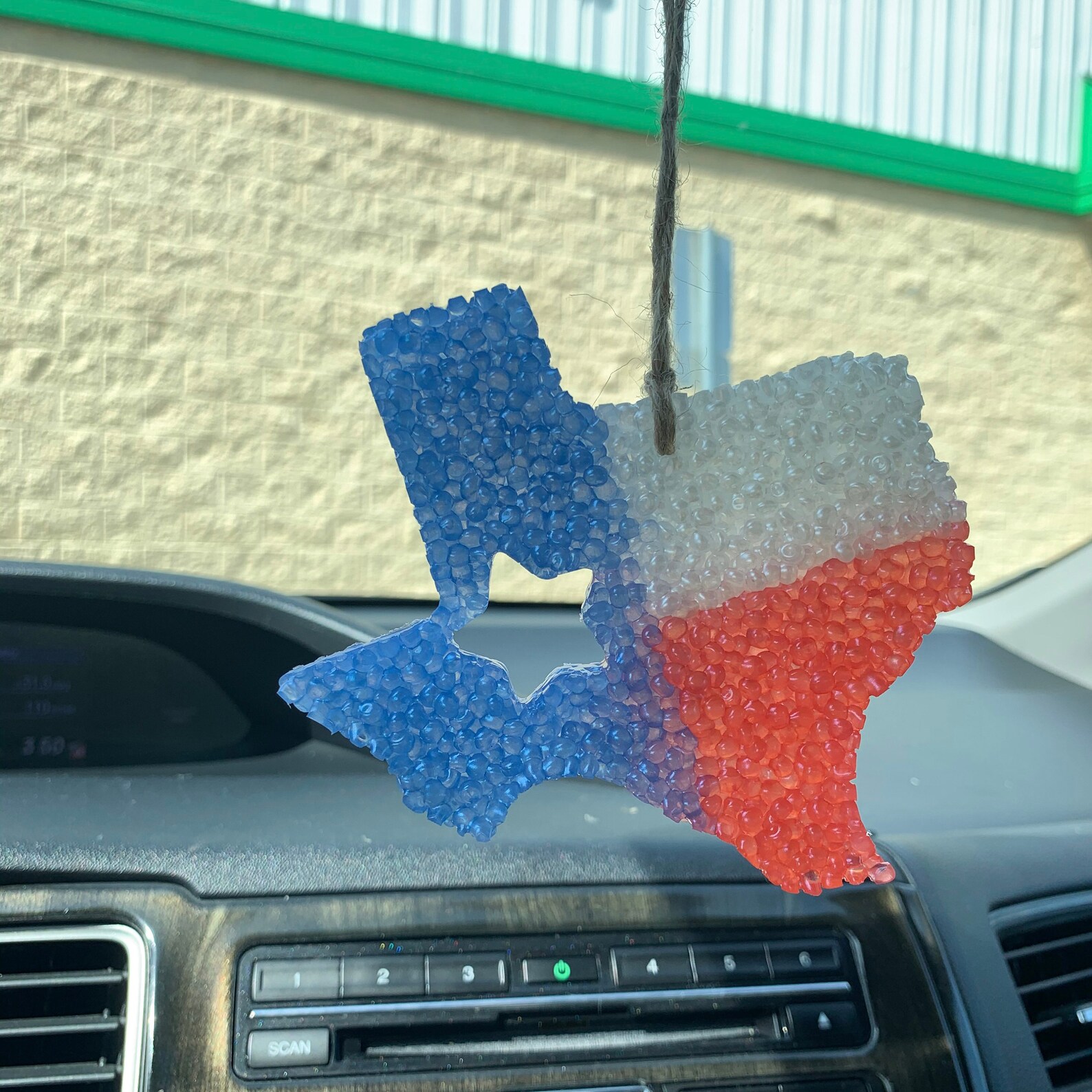 Texas freshie flag freshie texas car freshener | Etsy