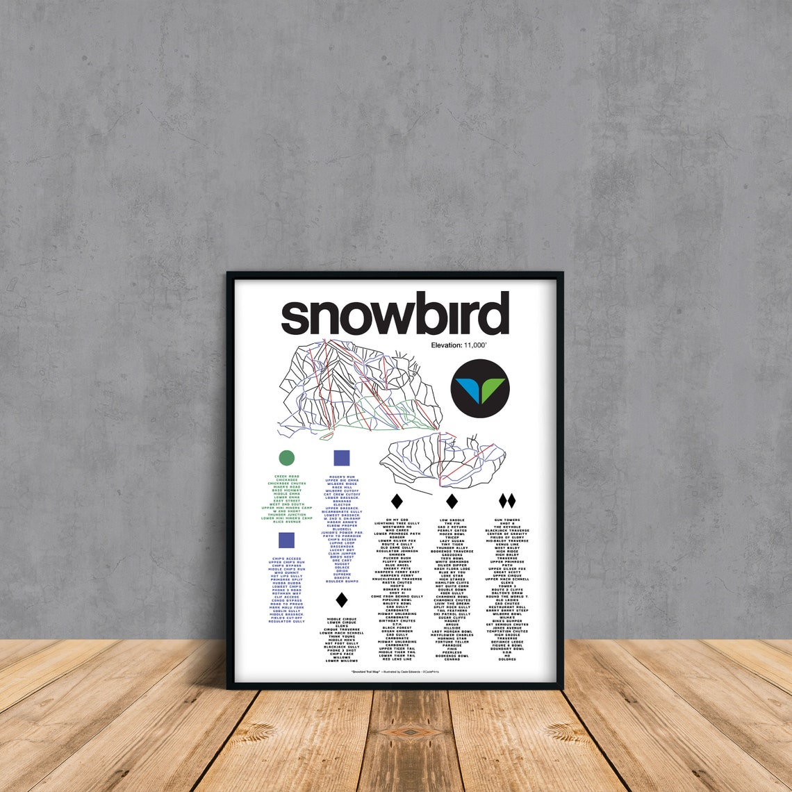 Snowbird Ski Trail Map Snowbird - Il 1140xN.3257644673 946v 