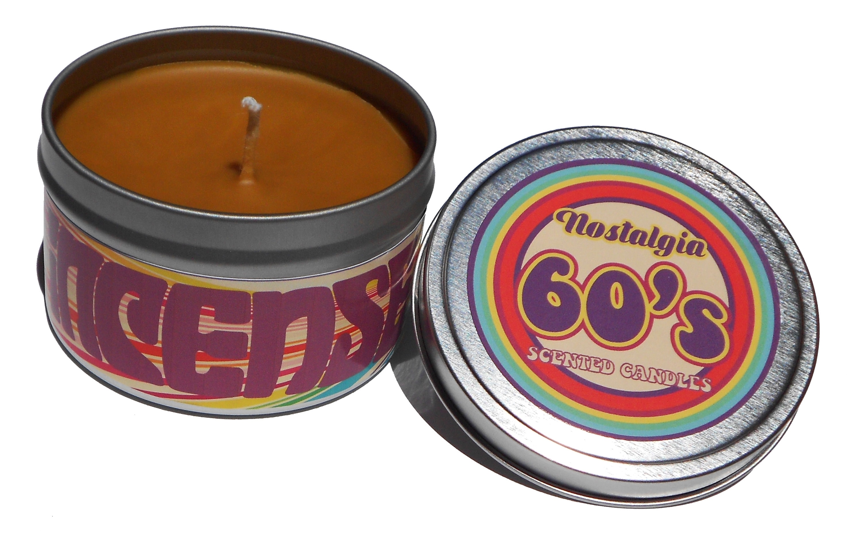 Nostalgic 1960s Incense Scented Candle. Cool Candle. Unique Gift. Etsy