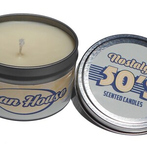 Nostalgic 1950s Clean House Scented Candle. Cool Candle. Unique Gift.