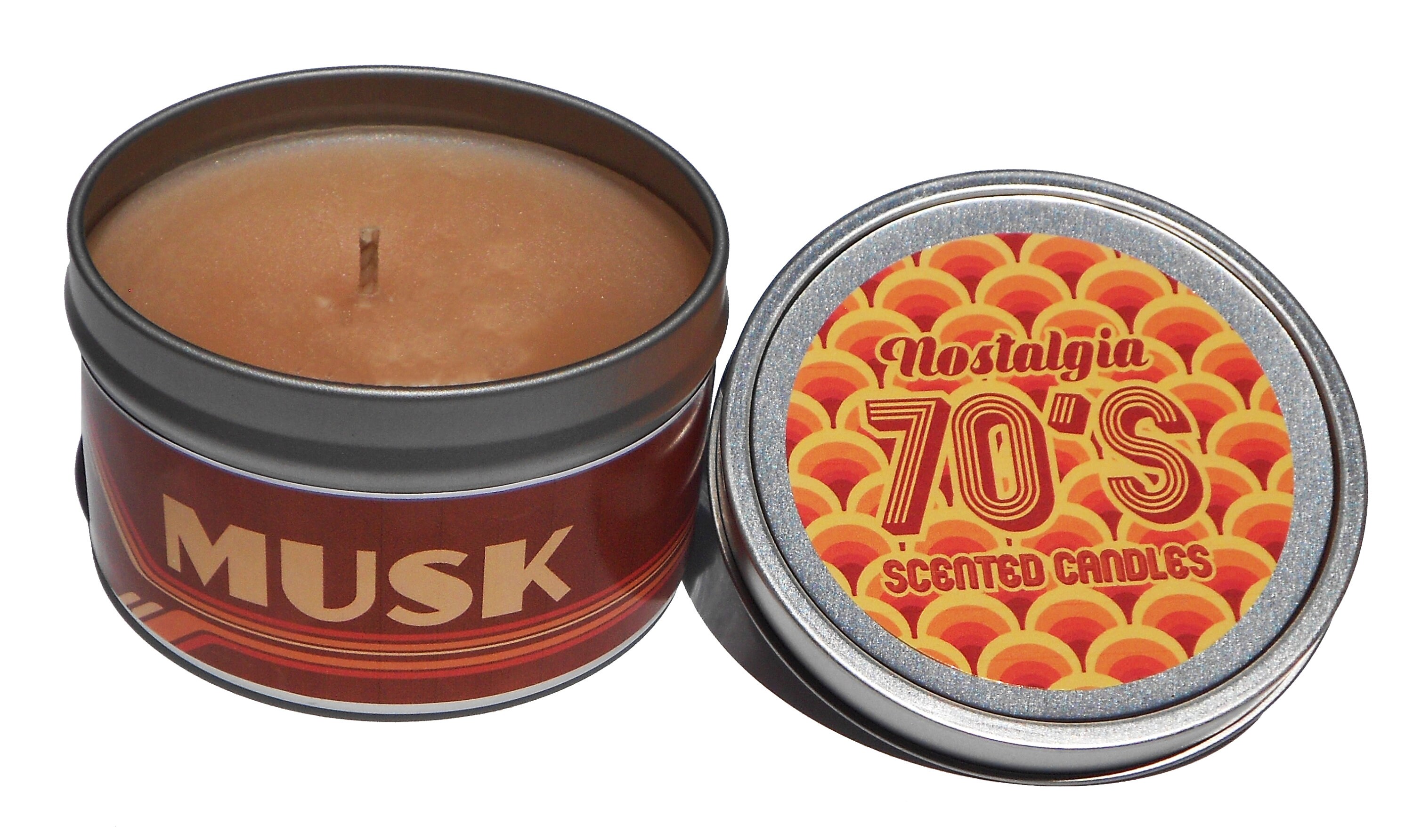 Nostalgic 1970s Musk Scented Candle. Cool Candle. Unique Gift. Etsy