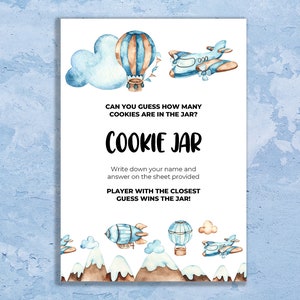 Keksdose Spiel, Keksdose, Baby Shower Spiele, Baby Shower Poster, Spiel Poster, Baby Shower, printable, INSTANT DOWNLOAD