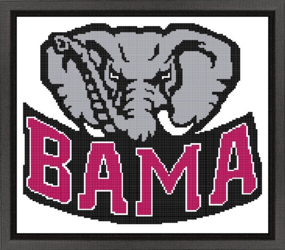 University Of Alabama Cross Stitch Pattern Etsy