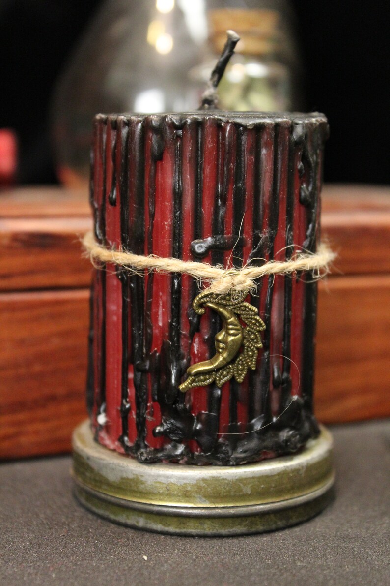 Bougie magique. Bougie gothique cadeaux gothiques de ménage Etsy