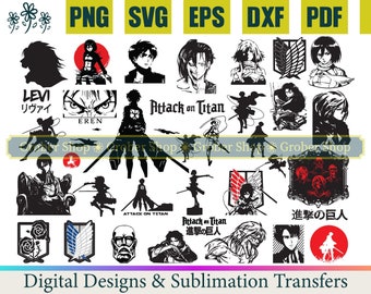 Download Attack On Titan Svg Etsy