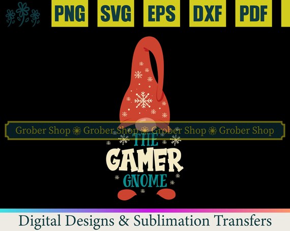 Download The Gamer Gnome Svg Gnome Hat Svg Gamer Gnome Svg Cricut Etsy