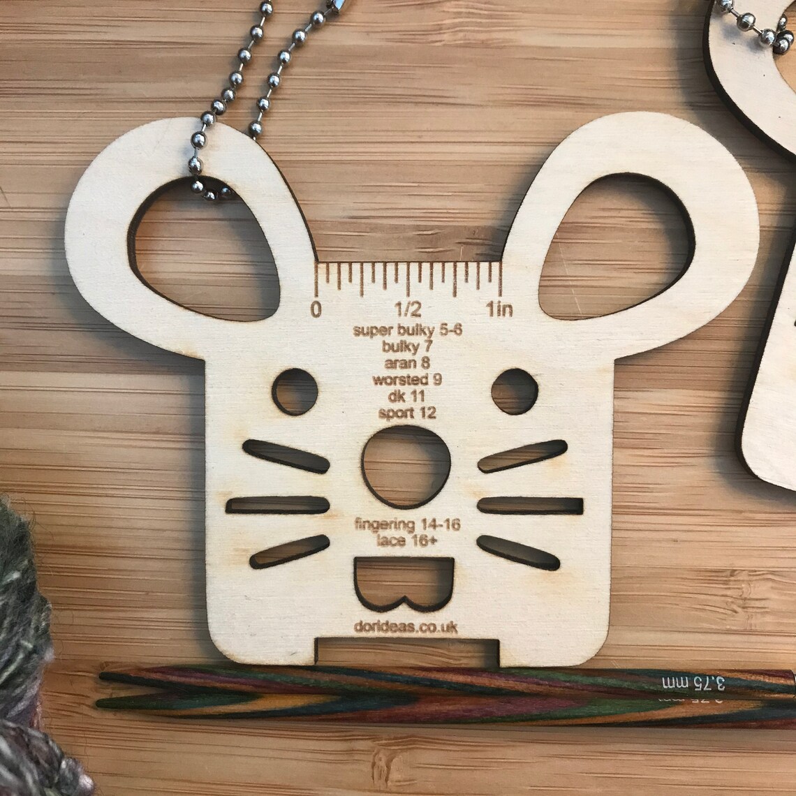 Printable Spinning Yarn Gauge