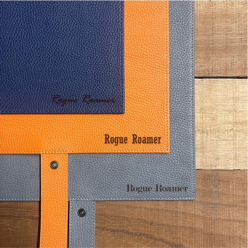 Personalized Leather Backgammon Roll, Colorful backgammon / Leather Boardgame / Travel Backgammon sets, backpacker game image 10