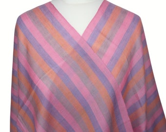 Pink Pashmina Shawl, Pure Cashmere Scarf, Pure Pashmina Shawl 40x80, Cashmere Scarf Handmade, Pashmina Shawl Cashmere.