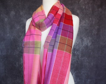 Pure Cashmere Scarf, Pink Cashmere Pashmina, Cashmere Scarf Handmade, Cashmere Scarf Pink.