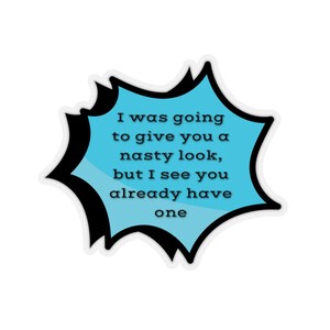 Funny Offensive Kiss Cut Sticker | Rude Sticker | Stocking Stuffer