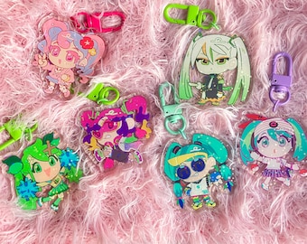 Project Voltage Miku Acrylic Keychains!