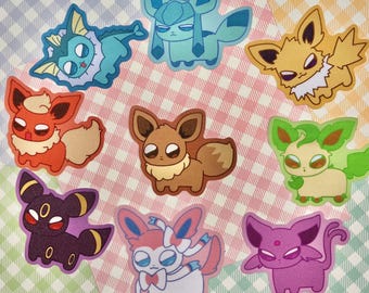 Yippie Creature Eeveelution Stickers