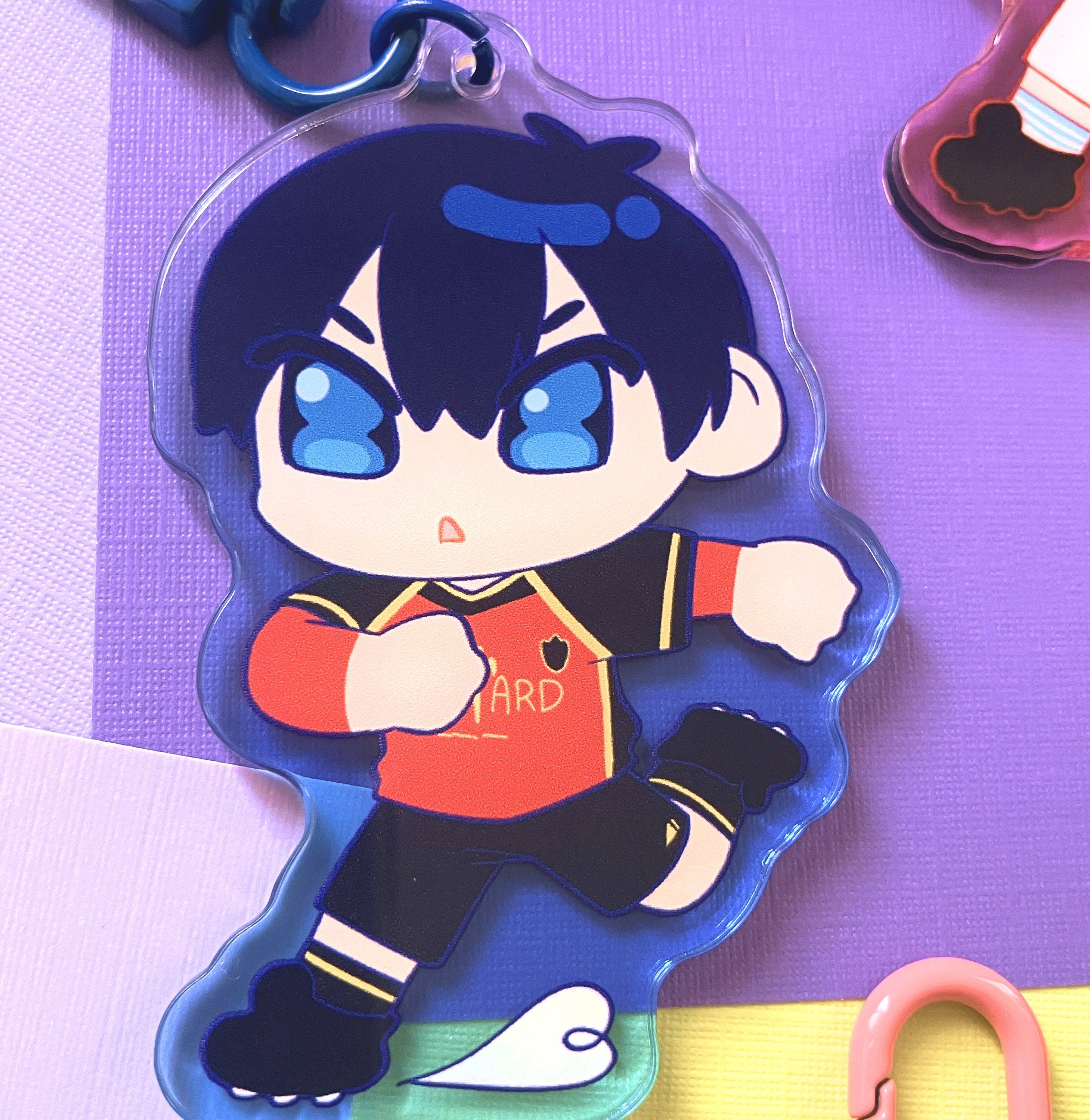 Blue Lock Acrylic Charm (buy 2, Get 1 Free) - Etsy