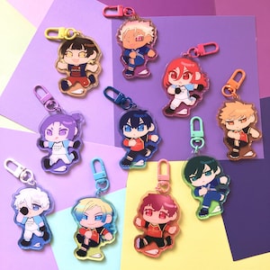Blue Lock Acrylic Charm (Buy 2, Get 1 Free)