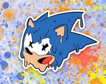 Drippy Sonic Sticker