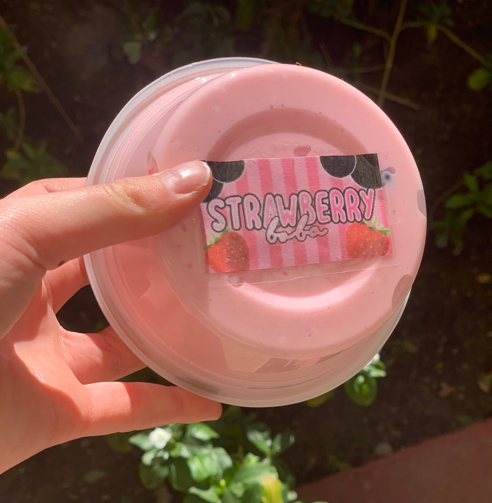Strawberry Boba Etsy