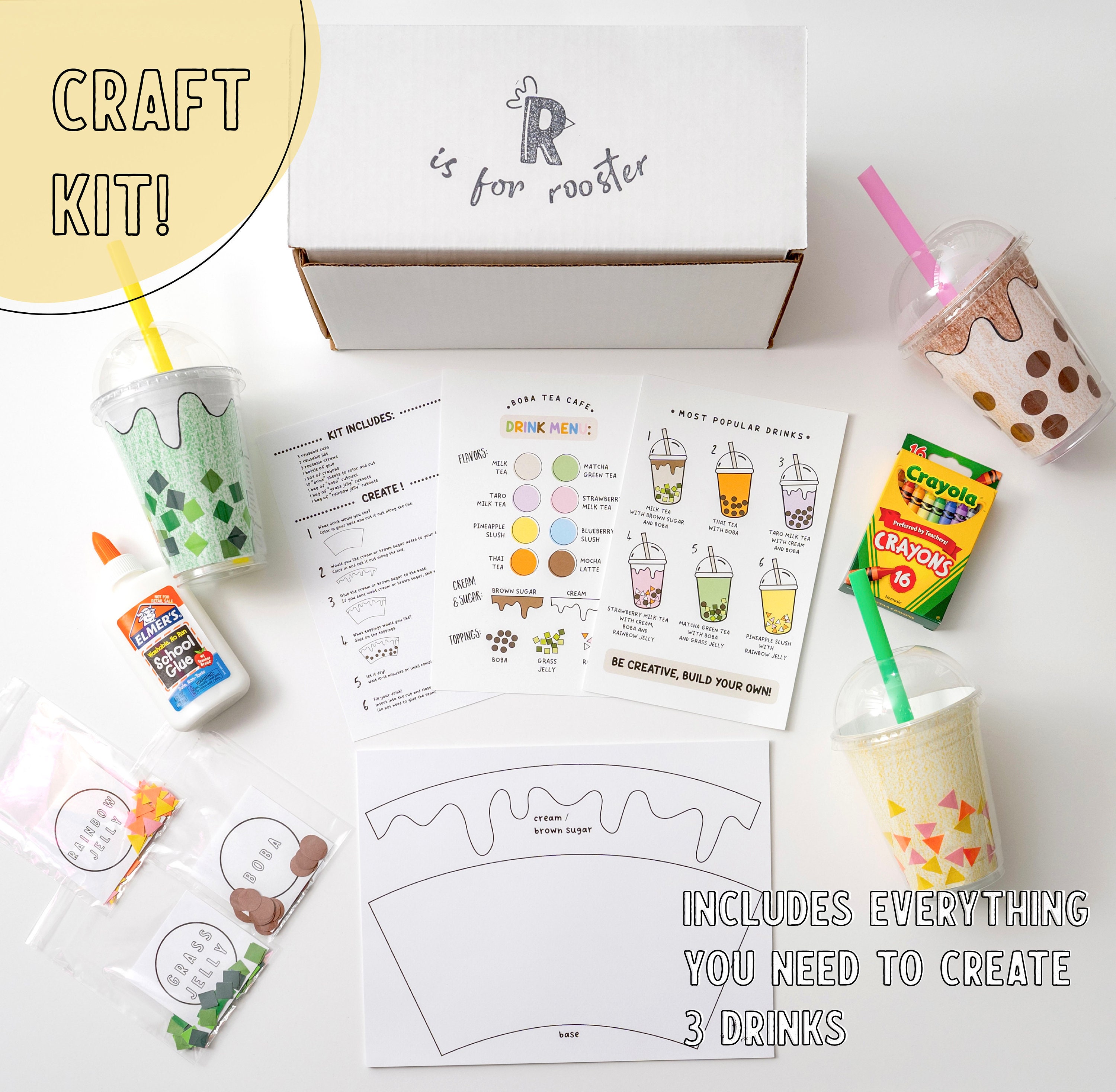 Boba DIY crafting kit Etsy