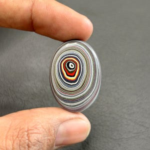 Cabochon Fordite coloré multicolore de qualité de qualité Fordite AAA pour la fabrication de pendentifs code 28
