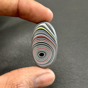 Cabochon Fordite coloré multicolore de qualité de qualité Fordite AAA pour la fabrication de pendentifs code--22