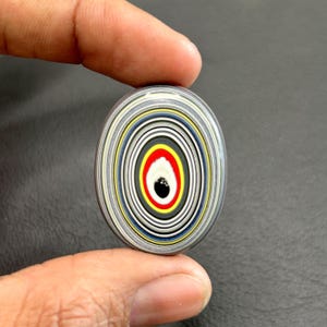 Cabochon Fordite coloré multicolore de qualité de qualité Fordite AAA pour la fabrication de pendentifs code--005