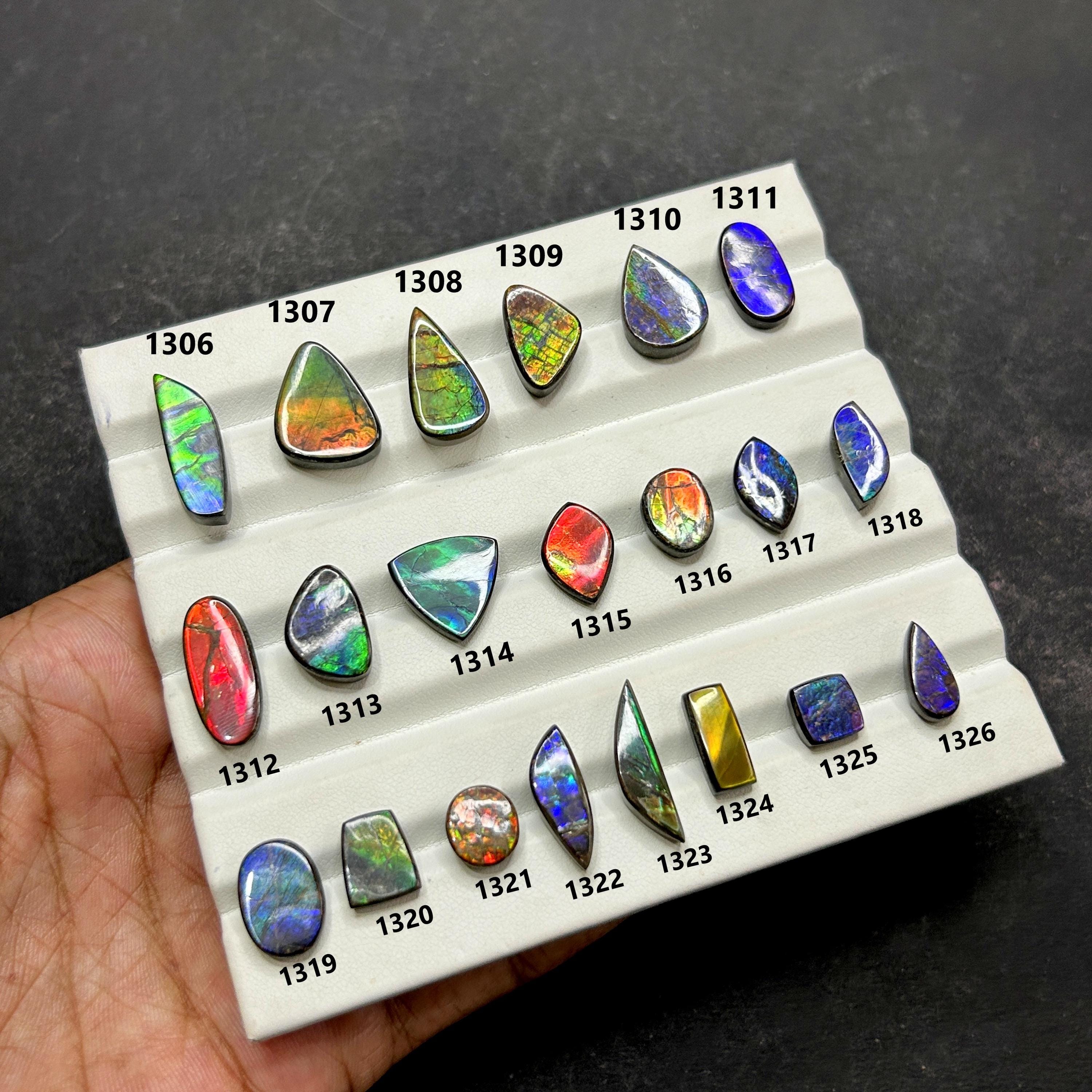 Natural Canadian Ammolite Gemstones –Collectibles for Jewelry Making