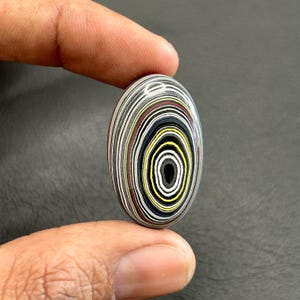 Cabochon Fordite coloré multicolore de qualité de qualité Fordite AAA pour la fabrication de pendentifs code 25