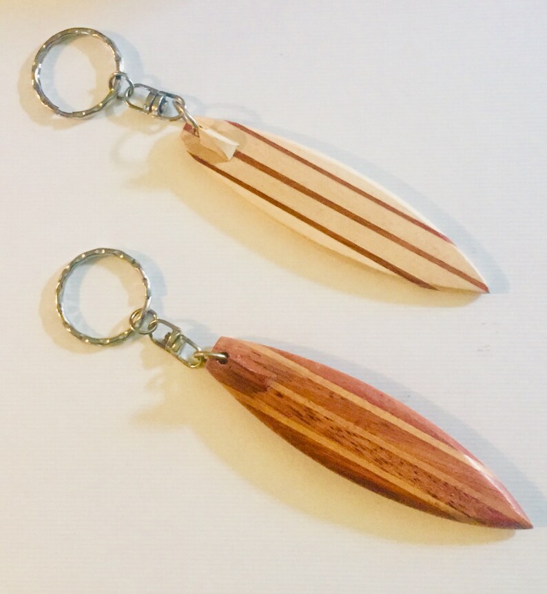 Surfboard Keychain Made in Hawaii Etsy