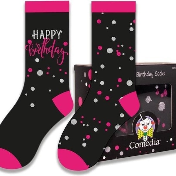 Socken "Happy Birthday" Geschenk Idee Geburtstag