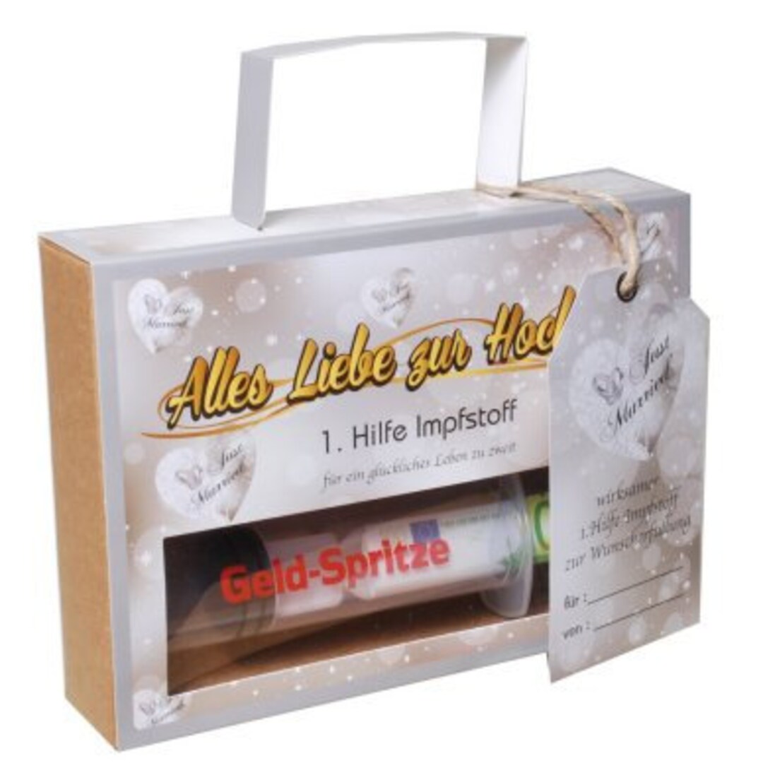 Geldgeschenk Verpackung Hochzeit FinanzSpritze Geschenke Box Geschenk