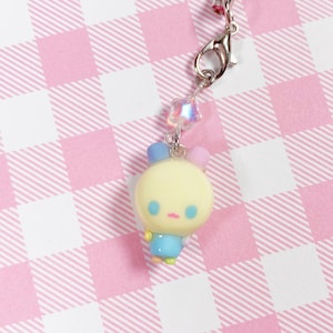Pastel Bunny Chibi Charakter Handy Charm Handmade