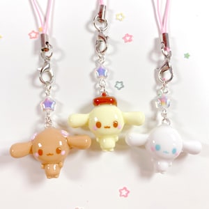 Chibi Kawaii Characters Phone Charms Handmade
