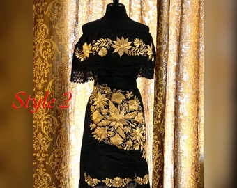 vestidos de gala estilo mexicano