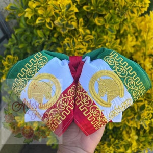 Bandera Mexica Corbatines de charro, Jalisco and charro bow ties
