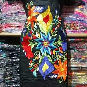 Vestido LILY bordado campesina, hermoso bordados mexicanos, vestidos para toda ocasión, beautiful embroidered dresses