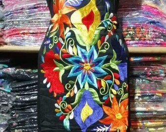 Vestido LILY bordado campesina, hermoso bordados mexicanos, vestidos para toda ocasión, beautiful embroidered dresses