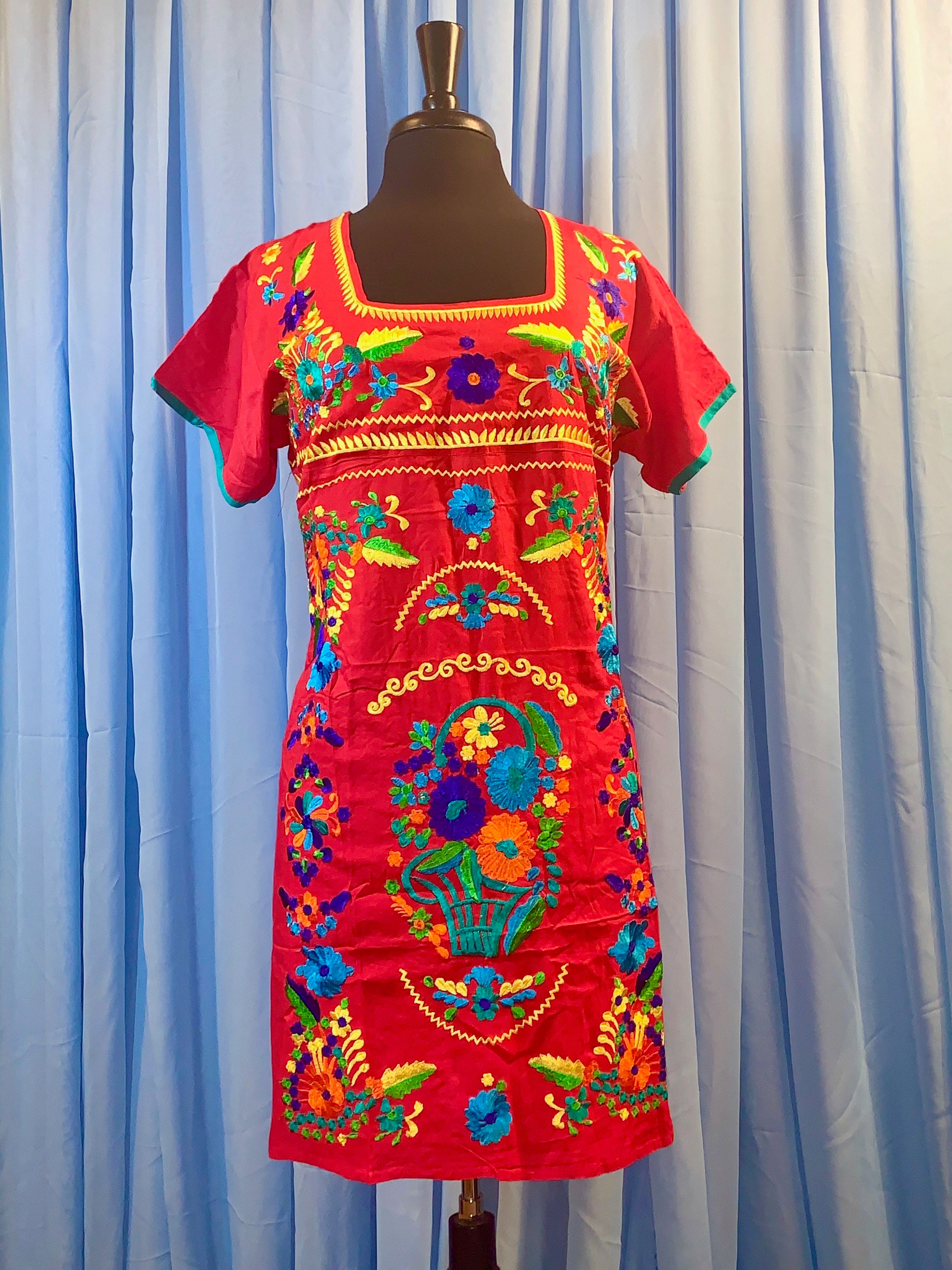 Vestidos Mexicanos Bordados Formal - Etsy Vestidos Mexicanos Bordados Formal - Etsy