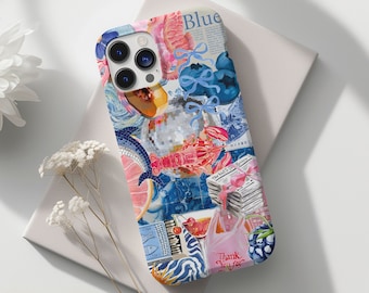 Coquette & Girly Collage Phone Case, Preppy Aesthetic iPhone Case, Chic, iPhone 15 Pro Max, iPhone 14 Plus, 14, iPhone 13, 12, 11, X, XR
