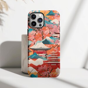 Japanese Mood Board Phone Case, Japanese Aesthetic and Trendy Phone Cover, iPhone 16 15 14 13 12 Pro, Plus, X, Samsung Galaxy S24 S23 Ultra