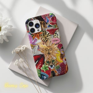 Vintage Mosaic Charm Phone Case, Mosaic Tiles Case, Mosaic Art, iPhone 16 15 14 13 12 11 Pro Max 8 Plus X, Samsung Galaxy S23 S22 S20 Ultra