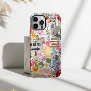 Coquette Summer 8 Ball Collage Case, Preppy Pink & Aesthetic, Trendy Cover, iPhone 15 Pro Max, iPhone 14 Plus, 14, iPhone 13, 12, 11, X, XR