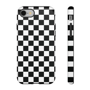 BLACK CHECKERBOARD Case, For Galaxy S24 Ultra Case, Galaxy S23 fe Case, Galaxy S22 Case, Galaxy S21 Case, Cute Design Cream, Trending
