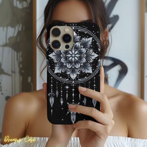 Dreamcatcher Phone Case, Boho Case Trendy Phone Case, iPhone 16 15 14 13 12 11 Pro Max 8 Samsung Galaxy S23 S22
