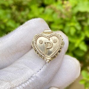 Anillo de veneno con nombre personalizado, joyería de plata de ley 925, anillo de veneno con letras, joyería con letras de la A a la Z, regalo de Navidad para personas especiales